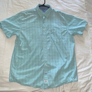 IZOD Saltwater Short Sleeve Button Down